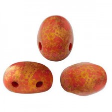 Les perles par Puca® Samos Perlen Opaque light coral bronze 93400/15496
